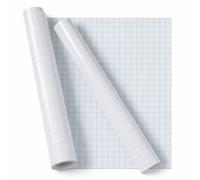 1ABOVE Rotolo di copertina per libri in plastica trasparente adesiva (33 cm x 1 m)