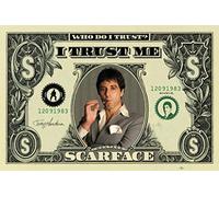 1art1 36660 - Poster "Scarface - Dollar Bill", 91 x 61 cm