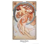 1art1 Alphonse Mucha Poster La Danza, 1898 Stampa 91x61 cm