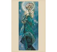 1art1 Alphonse Mucha Poster La Luna, 1902 Stampa 91x61 cm