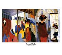 1art1 August Macke Poster Fashion Shop, 1913 Stampa 91x61 cm