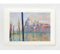 1art1 Claude Monet Poster Il Canal Grande, 1904 Quadro in Cornice con Pregiato Passepartout | Immagini A Parete | in Una Cornice 40x30 cm