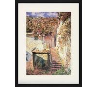 1art1 Claude Monet Poster La Scala, 1878 Quadro in Cornice con Pregiato Passepartout | Immagini A Parete | in Una Cornice 80x60 cm