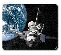1art1 Cosmo E Spazio Terra E Nave Spaziale Tappetino per Mouse 23x19 cm