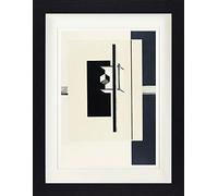 1art1 El Lissitzky Poster Proun, 1o Porffolio di Kestner Foglia 5, 1923 Quadro in Cornice con Pregiato Passepartout | Immagini A Parete | in Una Cornice 40x30 cm