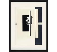 1art1 El Lissitzky Poster Proun, 1o Porffolio di Kestner Foglia 5, 1923 Quadro in Cornice con Pregiato Passepartout | Immagini A Parete | in Una Cornice 80x60 cm