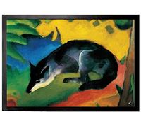 1art1 Franz Marc La Volpe Blu E Nera, 1911 Zerbino 70x50 cm