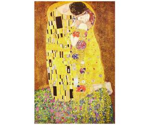 1art1 Gustav Klimt Poster Il Bacio, 1908 Stampa 91x61 cm