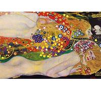 1art1 Gustav Klimt Poster Serpenti d'Acqua II, 1904-1907 Stampa d'Arte 180x120 cm