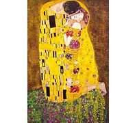1art1 Gustav Klimt Poster XXL Il Bacio, 1908 Stampa Geante 120x80 cm