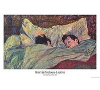 1art1 Henri De Toulouse-Lautrec Poster A Letto, 1892 Stampa 91x61 cm