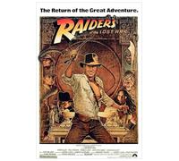 1art1 Indiana Jones Poster I Predatori Dell'Arca Perduta Stampa 98x68 cm