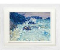 1art1 John Peter Russell Poster Mare Agitato, Morestil, Circa 1900 Quadro in Cornice con Pregiato Passepartout | Immagini A Parete | in Una Cornice 40x30 cm