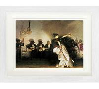 1art1 John Singer Sargent Poster El Jaleo, 1882 Quadro in Cornice con Pregiato Passepartout | Immagini A Parete | in Una Cornice 40x30 cm