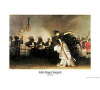 1art1 John Singer Sargent Poster El Jaleo, 1882 Stampa 91x61 cm