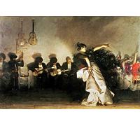 1art1 John Singer Sargent Poster XXL El Jaleo, 1882 Stampa Geante 120x80 cm