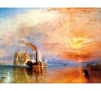 1art1 Joseph William Turner Poster La Valorosa Téméraire, 1839 Stampa d'Arte 80x60 cm