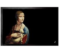 1art1 Leonardo da Vinci Dama con L'Ermellino, ca. 1490 Zerbino 60x40 cm