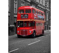 1art1 Londra Poster Bus Rosso Stampa d'Arte 50x40 cm