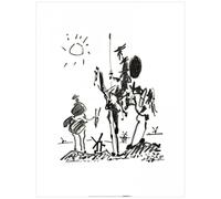 1art1 Pablo Picasso Poster Don Chisciotte, 1955 Stampa d'Arte 80x60 cm