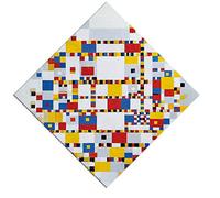 1art1 Piet Mondrian Poster Victory Boogie Woogie, 1944 Stampa d'Arte 40x40 cm