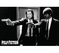 1art1 Pulp Fiction Poster John Travolta E Samuel L Jackson Stampa 91x61 cm
