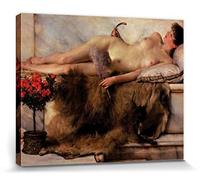 1art1 Sir Lawrence Alma-Tadema Poster Tepidarium, 1881 Bilder Leinwand-Bild Auf Keilrahmen | XXL-Wandbild Poster Kunstdruck Als Leinwandbild 50x40 cm