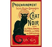 1art1 Théophile Alexandre Steinlen Poster Chat Noir, Gatto Nero Stampa 91x61 cm