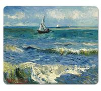 1art1 Vincent Van Gogh Il Mare A Saintes-Maries-de-la-Mer, 1888 Tappetino per Mouse 23x19 cm