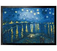 1art1 Vincent Van Gogh Notte Stellata sul Rodano, 1888 Zerbino 70x50 cm