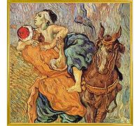 1art1 Vincent Van Gogh Poster der Barmherzige Samariter Nach Delacroix, Detail, 1890 Kunstdruck Bild 40x40 cm