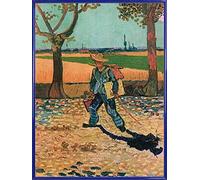 1art1 Vincent Van Gogh Poster der Maler Auf Dem Weg Zur Arbeit, 1888 Kunstdruck Bild 80x60 cm