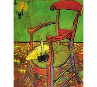 1art1 Vincent Van Gogh Poster der Stuhl Gauguins in Arles mit Büchern und Kerze, 1888 Kunstdruck Bild 50x40 cm