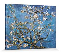 1art1 Vincent Van Gogh Poster Stampa Artistica su Tela Ramo di Mandorlo in Fiore, 1890 Quadro da Parete sulla Barella | Murale XXL | Immagine 50x40 cm