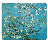 1art1 Vincent Van Gogh Ramo di Mandorlo in Fiore, 1890 Tappetino per Mouse 23x19 cm