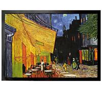 1art1 Vincent Van Gogh Terrazza del caffè La Sera, Place Du Forum, Arles, 1888 Zerbino 70x50 cm