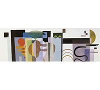 1art1 Wassily Kandinsky Poster Due Punti Verdi, 1935 Stampa d'Arte 158x53 cm