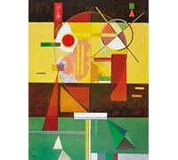 1art1 Wassily Kandinsky Poster Stampa Artistica su Tela Tensione Disintegrata, 1930 Quadro da Parete sulla Barella | Murale XXL | Immagine 80x60 cm
