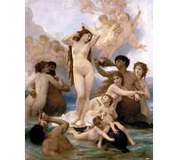 1art1 William-Adolphe Bouguereau Poster La Nascita di Venere, 1879 Stampa d'Arte 50x40 cm