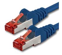 1aTTack - cavo di rete CAT6 PIMF SSTP con doppio connettore RJ45, con doppia schermatura blue - 1 unita da 3 m