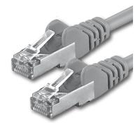 1aTTack - Cavo Patch CAT 5e Crossover FTP con 2 spine RJ45 grigio 10 m