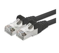 1aTTack - Cavo Patch di Rete Cat 5e con schermatura FTP con 2 Spine RJ45 Nero 7 m