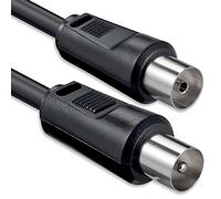 1aTTack cavo per antenna satellitare Cavo coassiale cavo coassiale connettore coassiale F da maschio a femmina, a doppia, tripla o quadrupla schermatura, 75 db/85 db/100 db/110 db/120 db/125 db