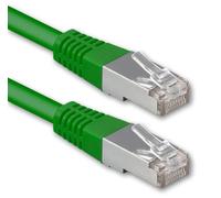 1aTTack.de® 0,25m - verde - 1 Stück - CAT6 CAT 6 Ethernet LAN cable de red 1000 Mbit/s CAT6 Doble blindado PIMF 250MHz libre de halógenos compatible con CAT5e CAT6a CAT7 CAT8
