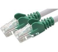 1aTTack.de 0,5m Cavo di Rete Crossover - 1x - Cat.6 Ethernet Gigabit Lan RJ45 10 100 1000 Mbit s - Cavo Patch UTP compatibile con Cat.5 Cat.5e Cat.7 Cat.8 - Crossover - 1x - 0,5m