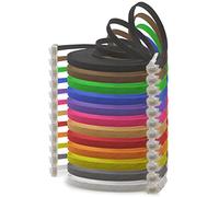 1aTTack.de 1,5m - 12 colori - 12 pezzi - Cavo di Rete Ethernet Cat6 Piatto Lan Gigabit RJ45 Cat 6 compatibile Cat5 Cat5e Cat7 Cat8