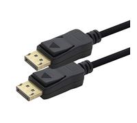 1aTTack.de 1 Cavo 4K Displayport 1.2 Nero 4K 1m, trasmette segnali Audio e Video digitali con Una risoluzione Fino a 4K (60 Hz), Compatibile Verso Il Basso con 1.1
