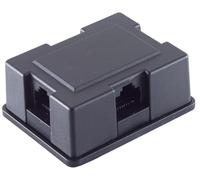 1aTTack.de 1 scatola di distribuzione ISDN a 3 ingressi con cavo 8/4 3 m, 1 connettore RJ45 IN, 3 connettori RJ45 OUT, contatti dorati