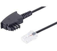 1aTTack.de 1 x 0,5 m - TAE-F a spina RJ45 (A-4 B-5) cavo telefonico cavo di collegamento router VDSL modem