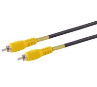1aTTack.de 1 x 2 m - Cavo video RCA maschio a RCA maschio composito di trasferimento immagini connettori nichelati per TV DVD fotocamera